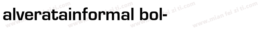 alveratainformal bol字体转换